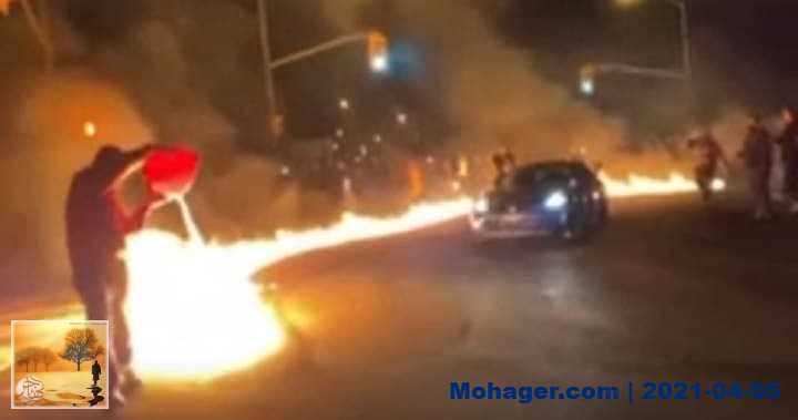 بالفيديو: إشعال النار في الطرق وسباق سيارات واعتداء على الشرطة في تورنتو | مهاجر