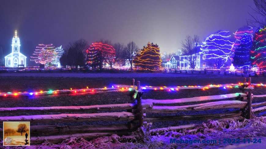 افتتاح أرض عجائب شتوية بأكثر من مليون مصباح على بعد 90 دقيقة من مونتريال الشهر المقبل