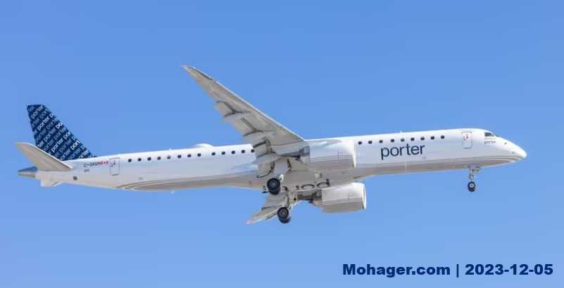 شركة طيران Porter Airlines تطلق رحلات يومية جديدة بين فانكوفر ومونتريال